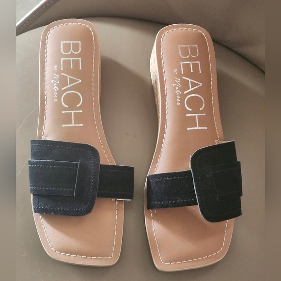 NWOT BEACH by Matisse BAJA WEDGE Sandals-Size 8M $19 - Picture 2 of 8